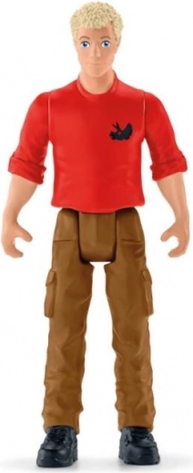 Ricercatore Flynn snodato con attrezzatura