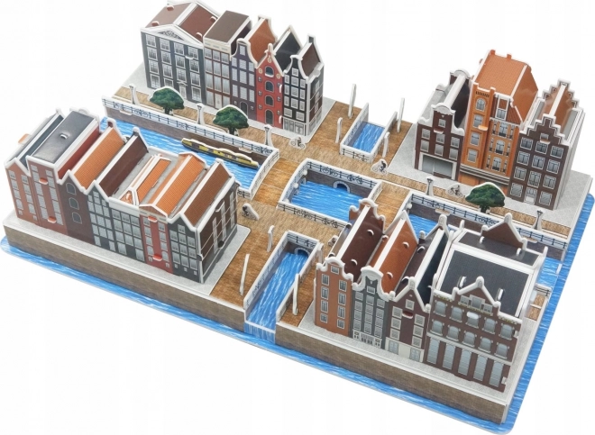 Puzzle 3D Quartiere Di Canal Amsterdam