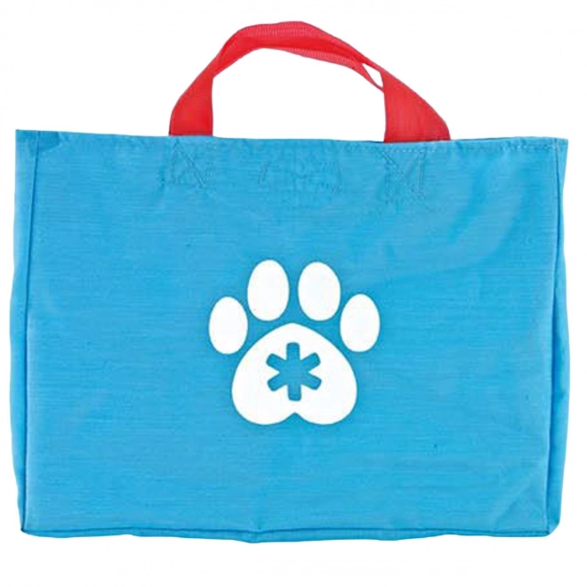 Set veterinario per bambini con gatto e borsa