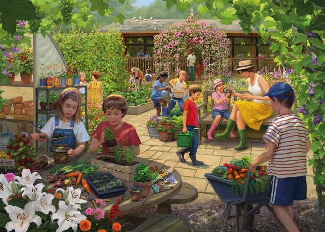 Puzzle Giardino delle Verdure 1000 Pezzi