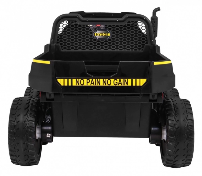 Auto Farmer Truck pro 2 bambini Nero + trazione 4x4 + Telecomando + Cassone + Audio LED