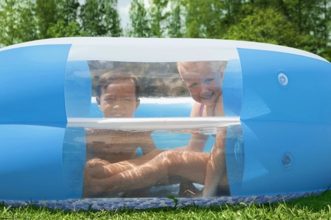 Piscina Gonfiabile Familiare BESTWAY con Finestre e Sedile