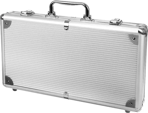 Valigetta in alluminio robusta con alloggiamento sicuro