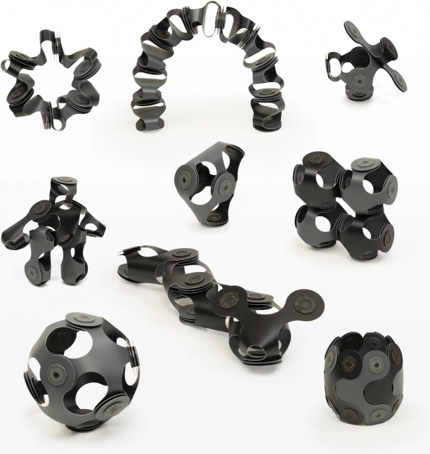 Set Designer Clixo - Blocchi Magnetici Neri