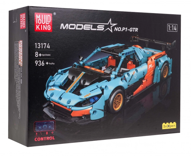 Kit modello auto sportiva con costruzioni