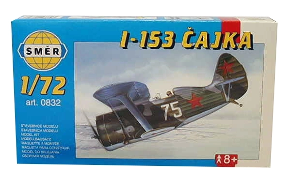 Modello in scala Polikarpov I-153 Čajka 1:72