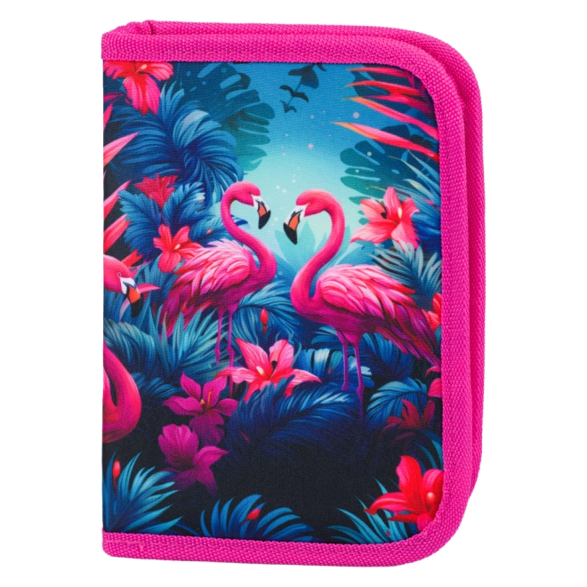Design tropicale con fenicotteri