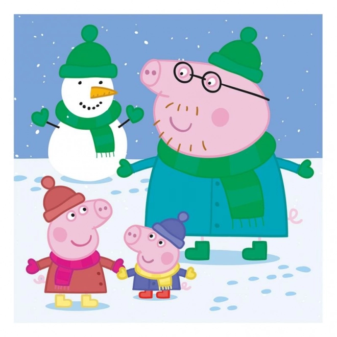 Puzzle Peppa Pig 3x55 pezzi