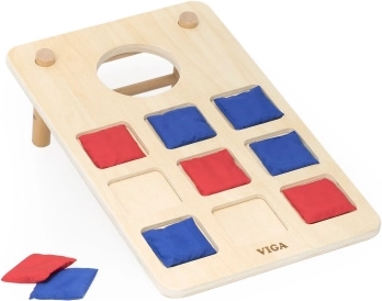 Gioco di abilità Viga Cornhole e Tris