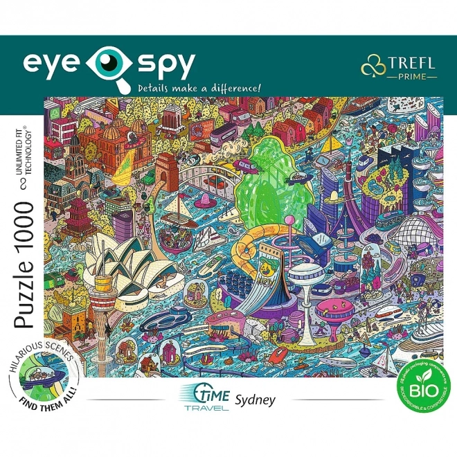 Puzzle Eye-Spy Viaggio nel Tempo: Sydney 1000 Pezzi