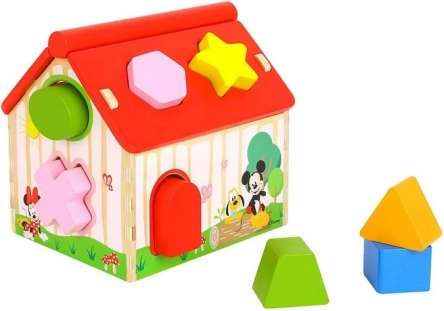 Casetta in legno con inserti a tema personaggi Disney