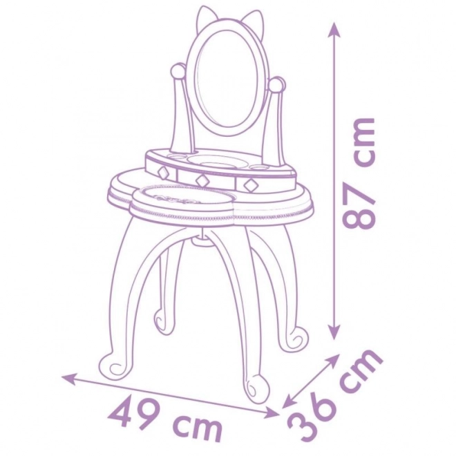 Toletta con specchiera e sedile Gabby's Dollhouse