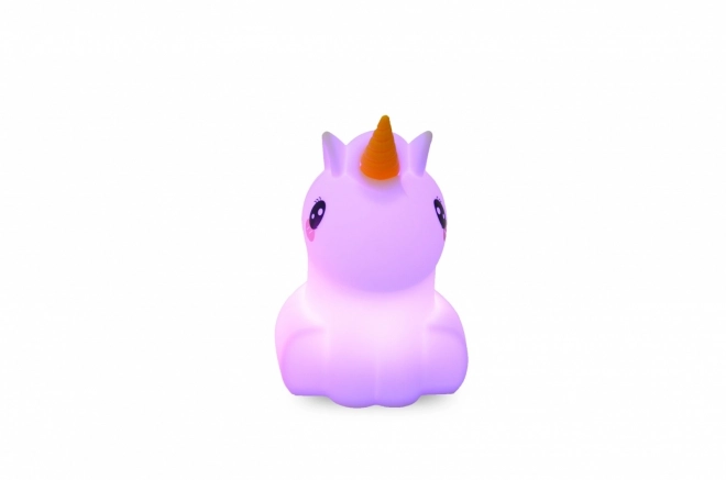Lampada da notte in silicone unicorno con telecomando