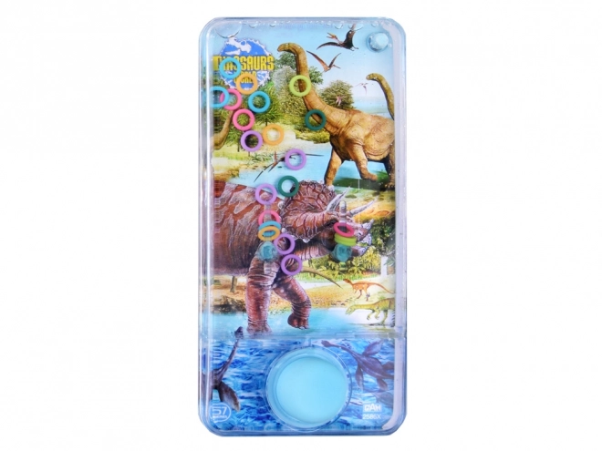 Gioco d'acqua con dinosauri ad anelli