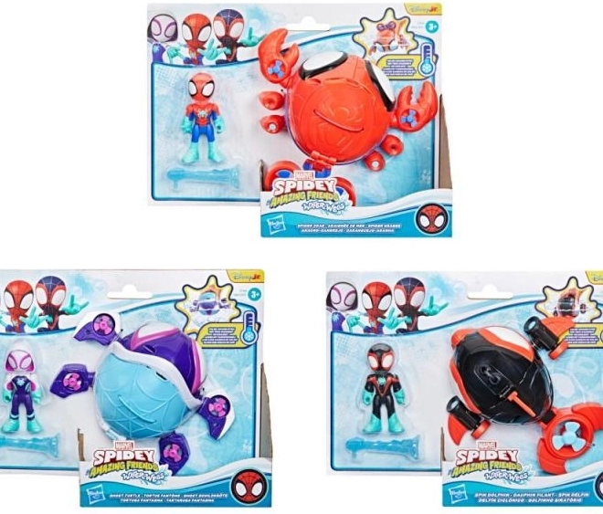 Hasbro Spider-Man action figure e veicolo straordinario