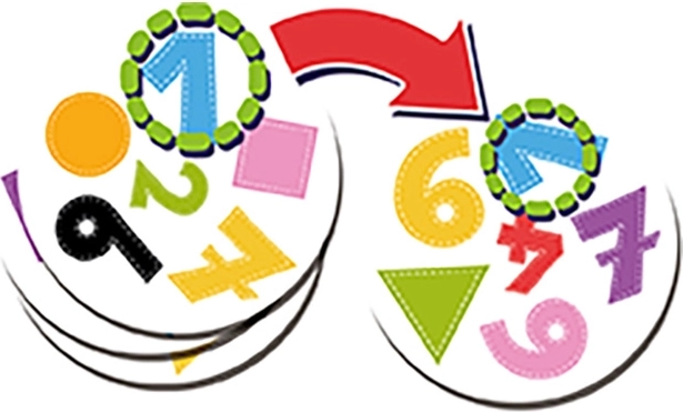 Gioco di Riflessione Numeri, Colori e Forme