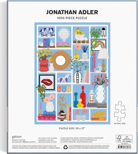 Puzzle Jonathan Adler - Shelfie 1000 pezzi