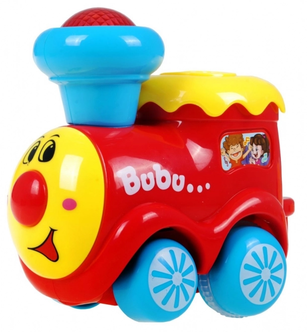 Treno Interattivo Sensoriale per Bambini 3+ con Rattle, Luci e Suoni