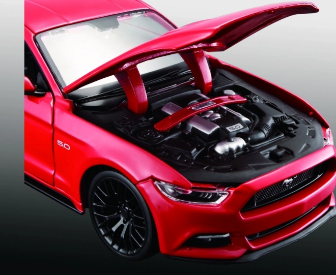 maisto - modello assemblabile Ford Mustang GT rosso 2015