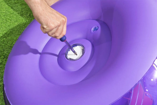Poltrona Gonfiabile Cosmo LED Viola