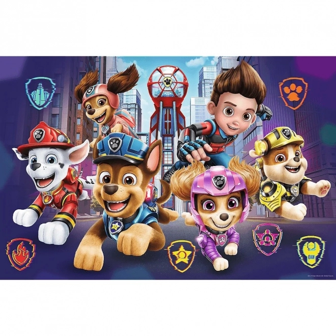 Puzzle Doppio Paw Patrol: Sfida Nuova SUPER MAXI 24 Pezzi