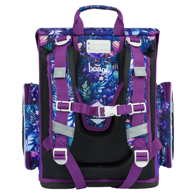 Set Baagl Ergo Jungle Panda: Zaino, Astuccio e Sacchetto