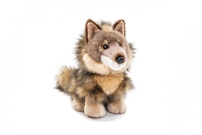 Coyote Seduto in Peluche 18 cm