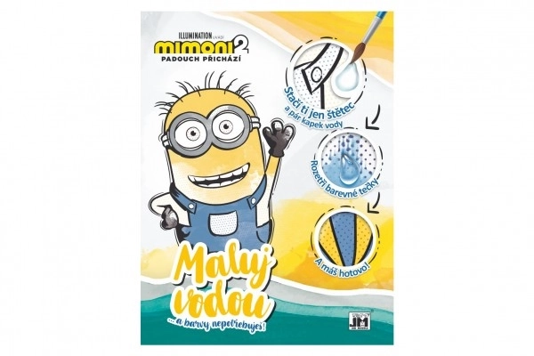 Album Da Colorare Con Acqua - Minions 2 Cattivissimo Me