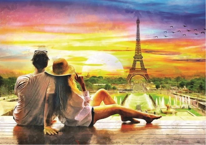 Puzzle romantico al tramonto 1500 pezzi