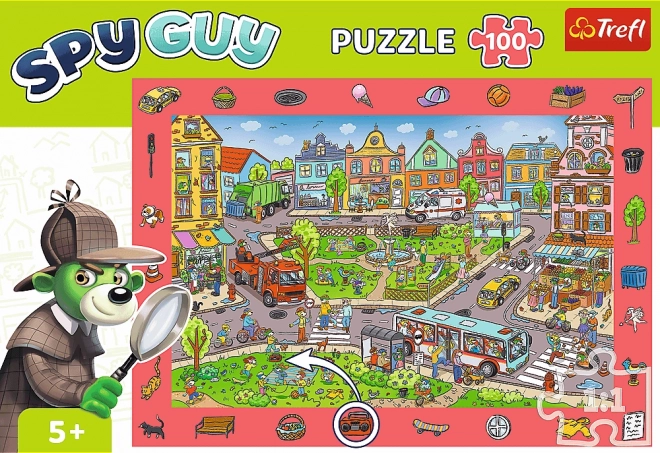 Puzzle Osservazione 100 Pezzi Spy Guy - Città