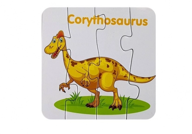 Puzzle educativi dinosauri inglese dieci connessioni