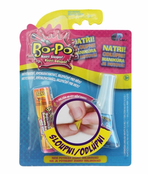 Set di smalto e balsamo per labbra Bo-Po