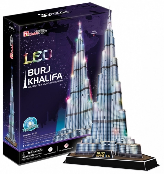 Burj Khalifa con LED di CubicFun