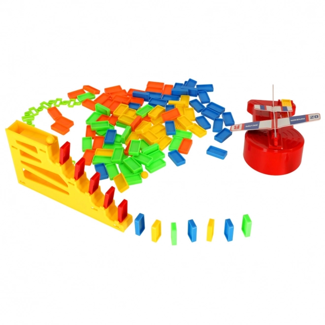 Gioco educativo set Domino con lanciatore di aerei