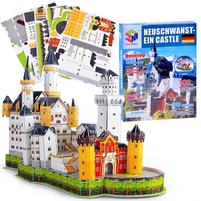 Puzzle 3D Castello di Neuschwanstein