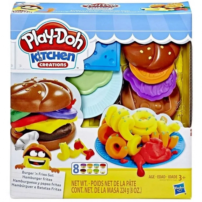 Set Cucina Play-Doh Hamburger e Patatine