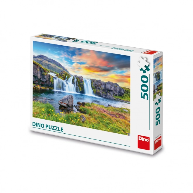 Puzzle Cascata Islandese 500 Pezzi