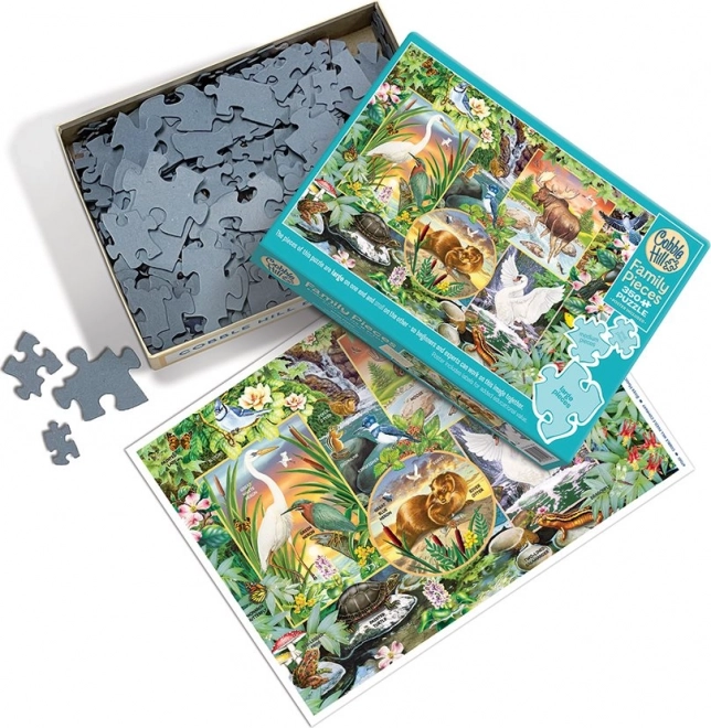 Puzzle di famiglia Magia del fiume 350 pezzi