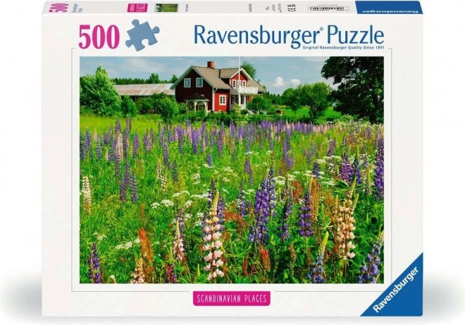 Puzzle Ravenburger Farm in Svezia 500 pezzi