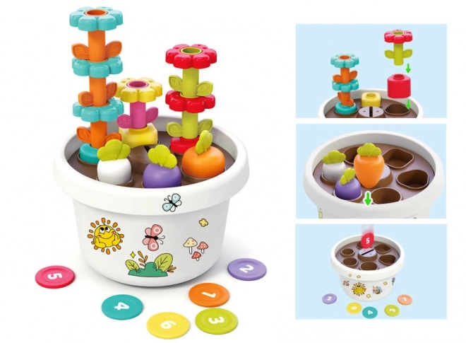 Set educativo Giardiniere con vaso