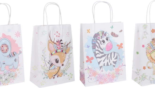 Borsa regalo per bambini taglia media 19x9,5x26 cm