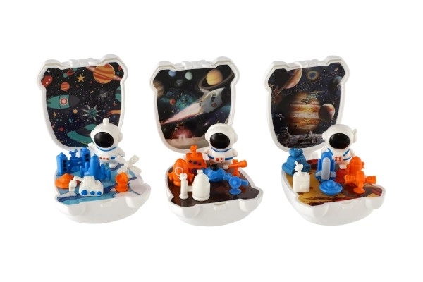 Set spazio astronauta in plastica con navetta e accessori