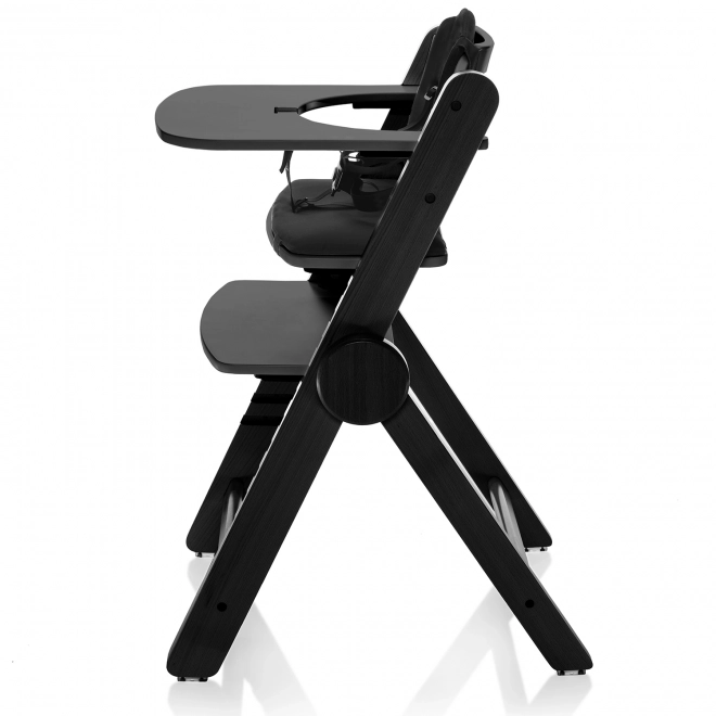Sedia da pranzo in legno Clipp & Clapp, Nero