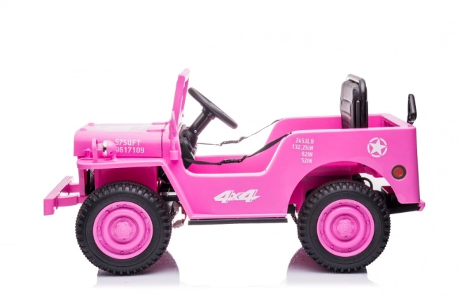 Auto a batteria 4x4 rosa