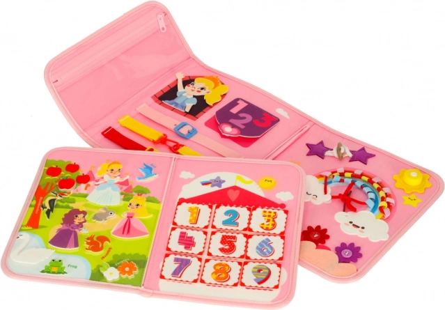 Zaino sensoriale Montessori rosa