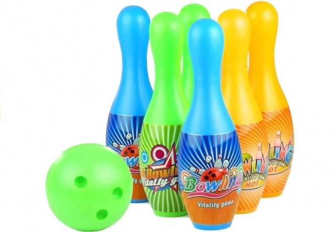 Set da Bowling 6 Birilli e Palla Giochi Sportivi