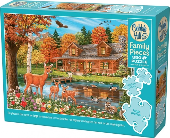 Puzzle Cobble Hill Stagno presso il Cottage 350 Pezzi