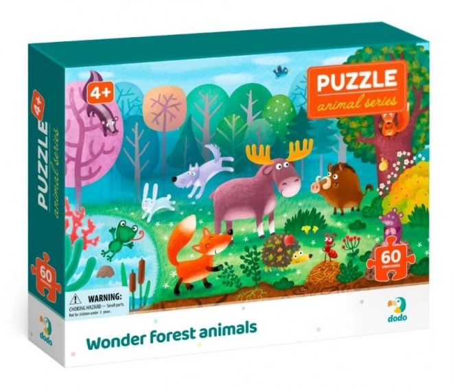 Puzzle Animali del Bosco 60 Pezzi