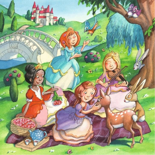 Puzzle Principesse Ravensburger 3x49 pezzi