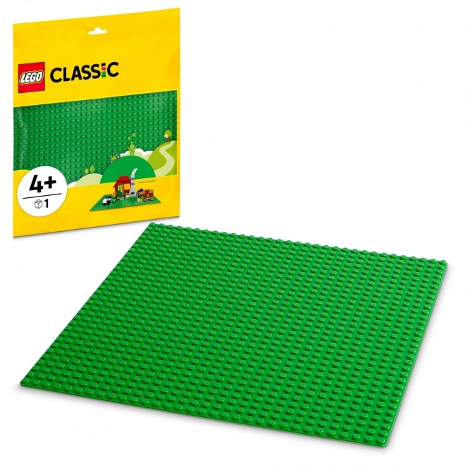 Base verde per costruzioni Lego Classic